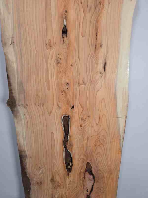 Rustic Yew Board with natural edge