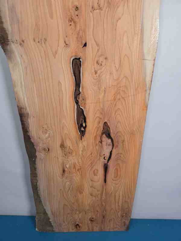 Rustic Yew Board with natural edge