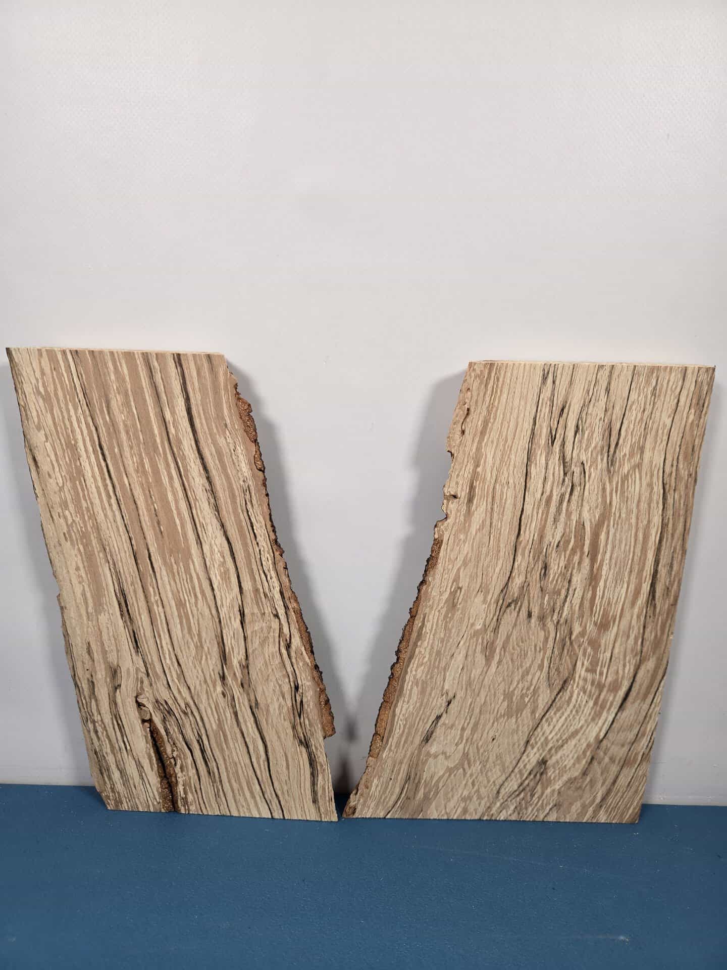 Small Spalted Beech Offcuts x2 - Image 4