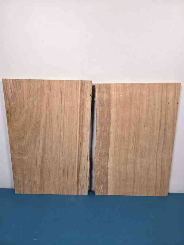 2 Natural Edge Oak Offcuts
