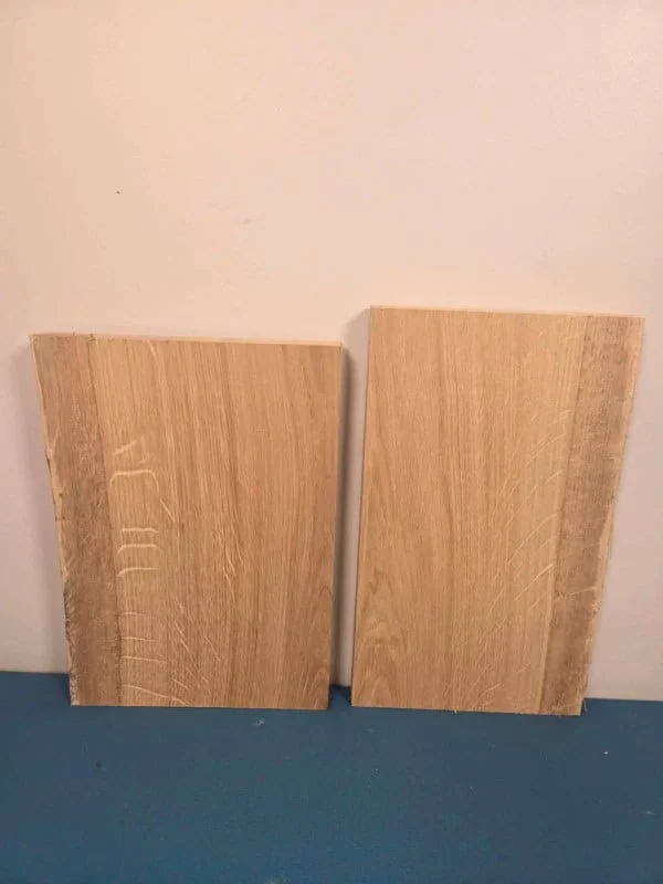 2 Quarter Sawn Oak Offcuts