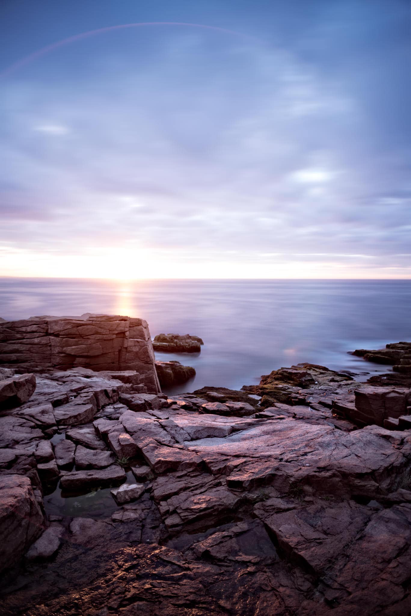 thunder-hole-sunrise