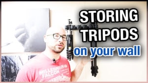 Storing Tripods on Your Wall