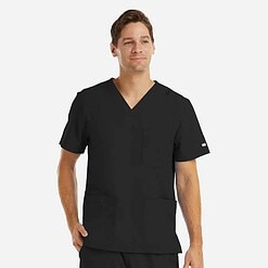 Alternative view of Men's 3-Pocket V-Neck Top | 5802
