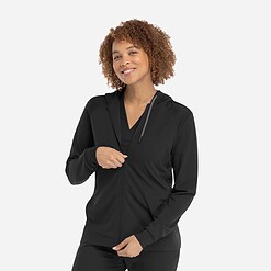 Alternative view of Women's Hooded Zip Front Jacket | 90301