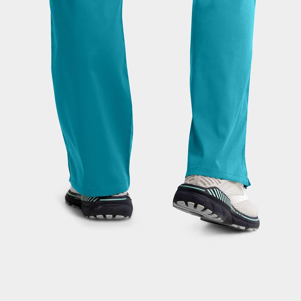 Women's full elastic waistband pant | 6801 - image 4