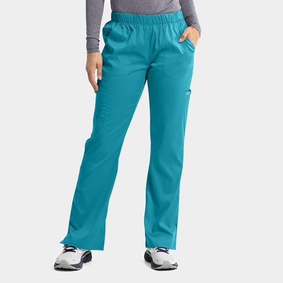 Women's full elastic waistband pant | 6801