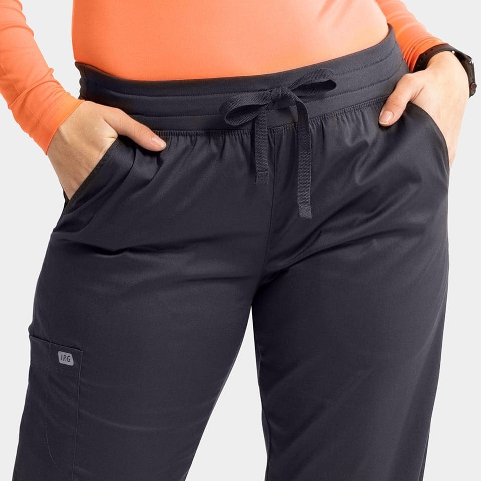 Women's semi-tapered pant w/ yoga style waistband | 6802 - image 25