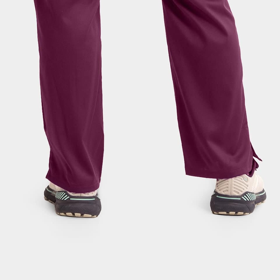 Women's semi-tapered pant w/ yoga style waistband | 6802 - image 5