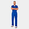 Edge by irg 2851 mensmeshpanelv necktop royalblue ryl 06 irg scrubs