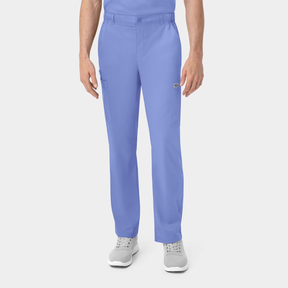 Men's half elastic waistband pant | 6851