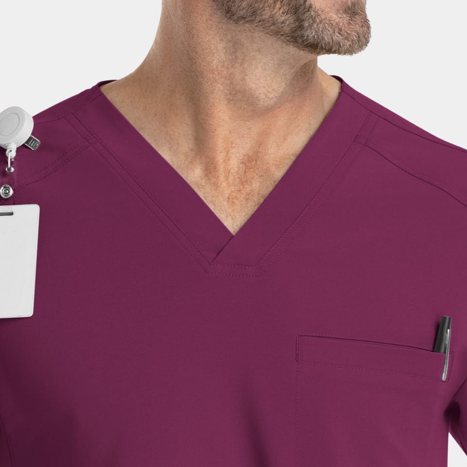 Men's v-neck top | 4851 - image 3