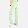 Momentum by maevn 5094 womenshighwaistfullelasticwidelegpant honeydew hdw 02 maevn scrubs