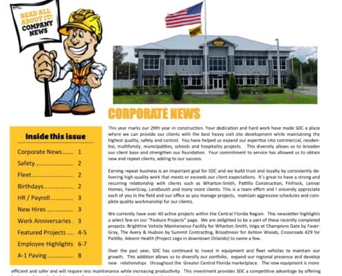 Reliable site development and construction company specializing in commercial, residential, multi-family, municipal, and hospitality projects in Central Florida.