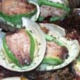 a close-up of a clam