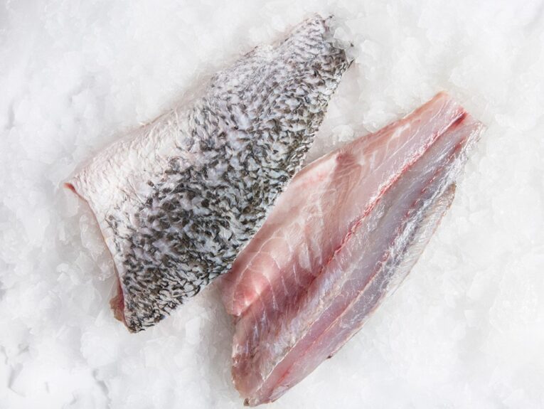 a fish on ice