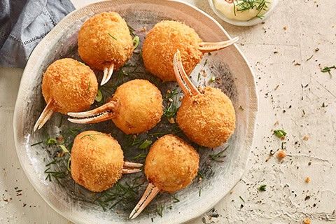 a plate of fried food