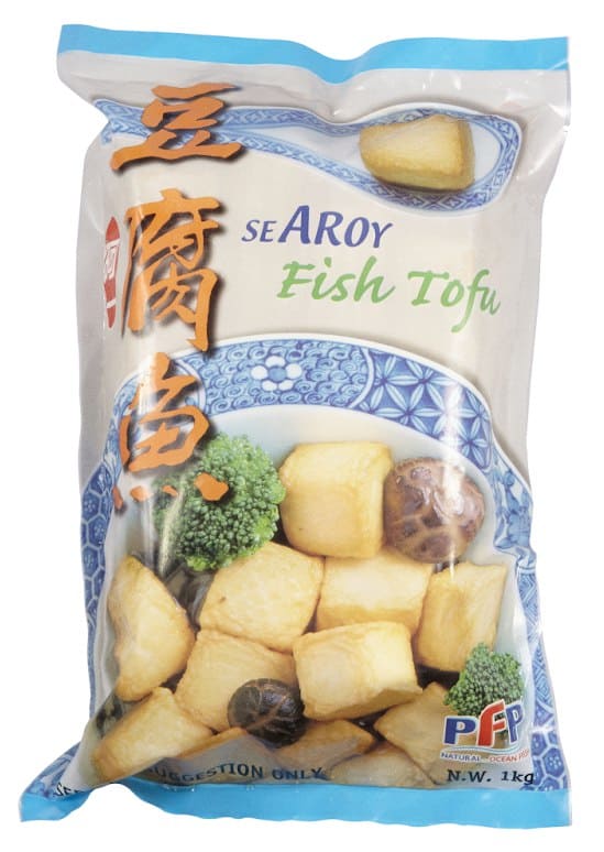 a bag of food with text