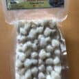 a bag of frozen shrimp