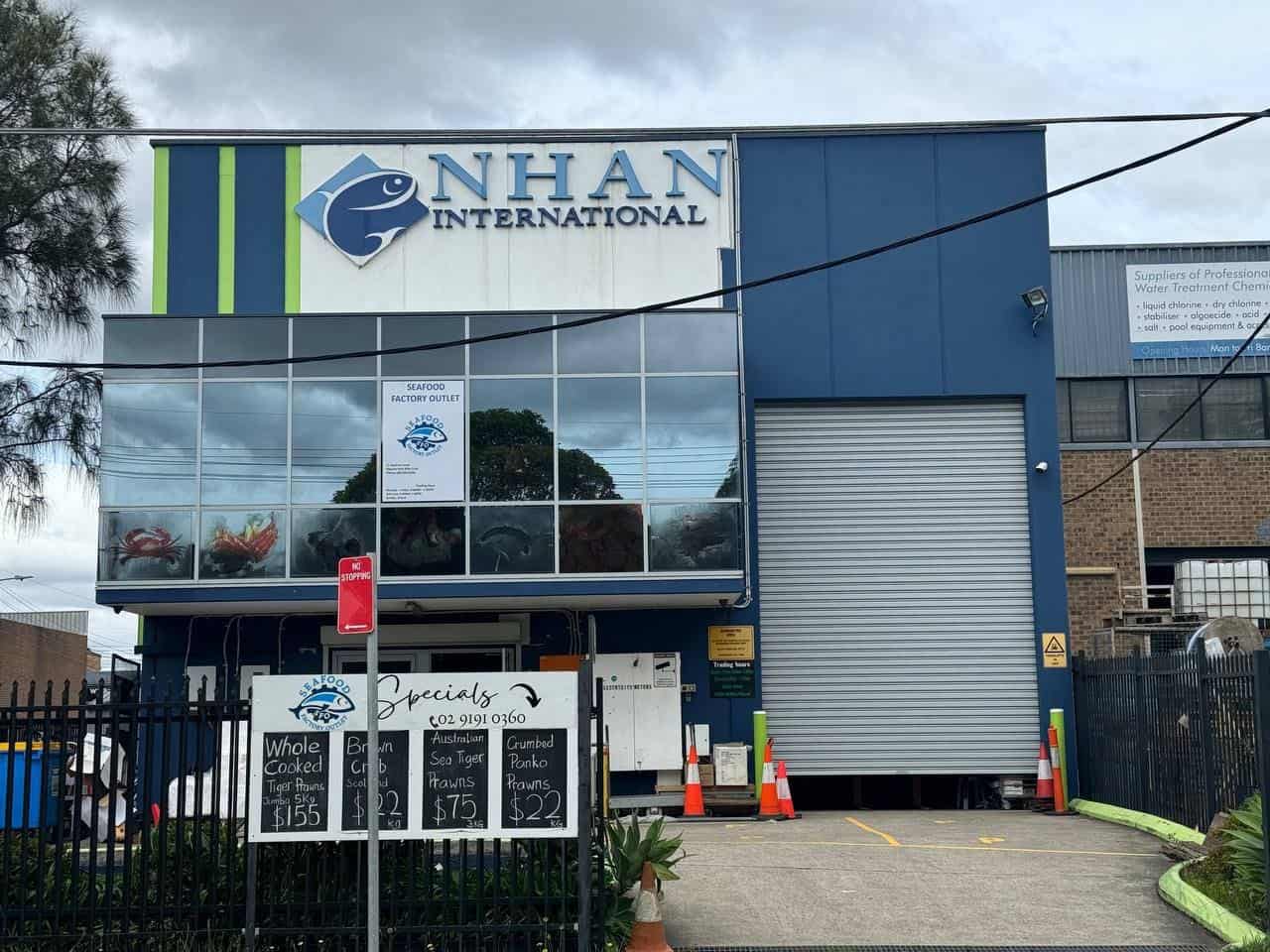 a building with a sign on it