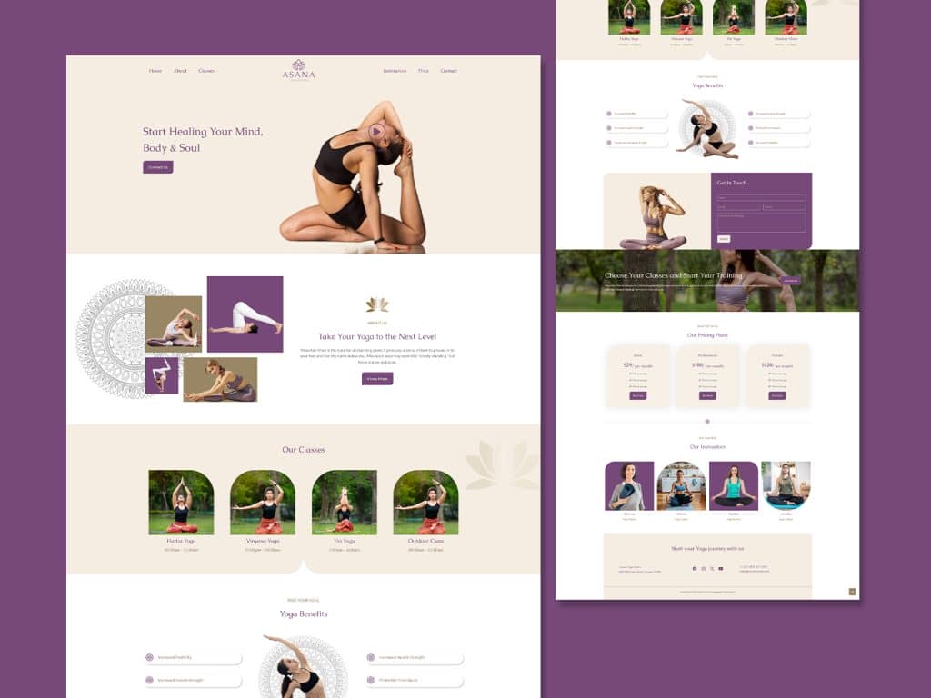 Yoga Centre - Fitness WordPress Template