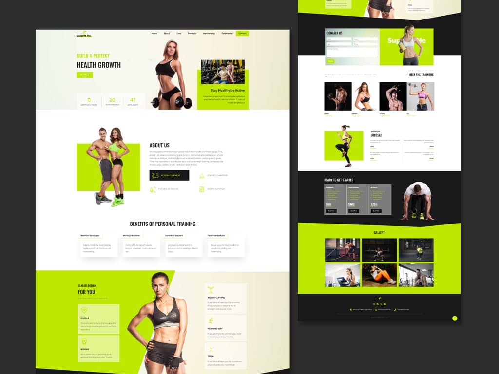Fitness Trainer - Fitness Template by Seahawk