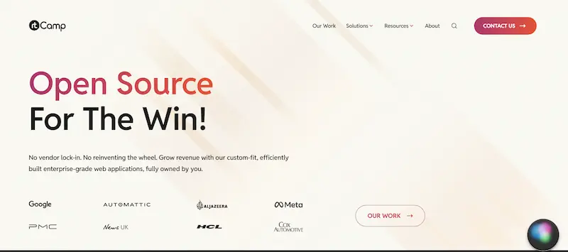 rtCamp-homepage - Seahawk