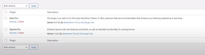 Astra and Spectra Settings - Seahawk Astra and Spectra Settings