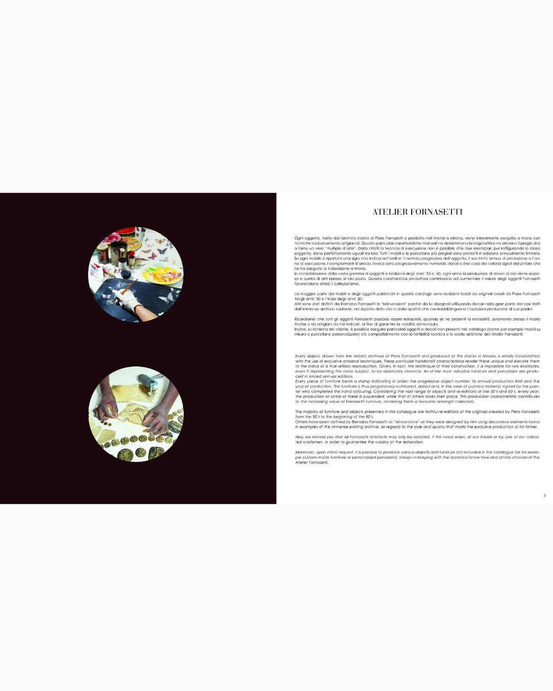 Fornasetti Catalogue Part 1 Grand Pieces catalogue cover – Seasons of Living