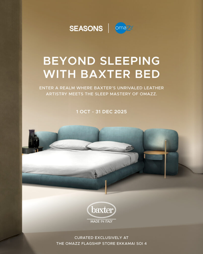Seasons of Living x Omazz Baxter Stone Bed 2025 – Seasons of Living collaboration
