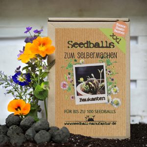 Der Seedball-Baukasten xxl für bis zu 100 Seedballs zum Selbermachen