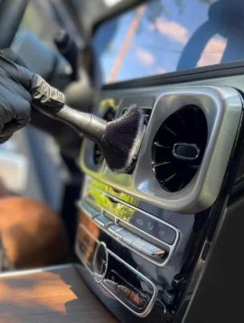 Technician performing mobile detailing in New York