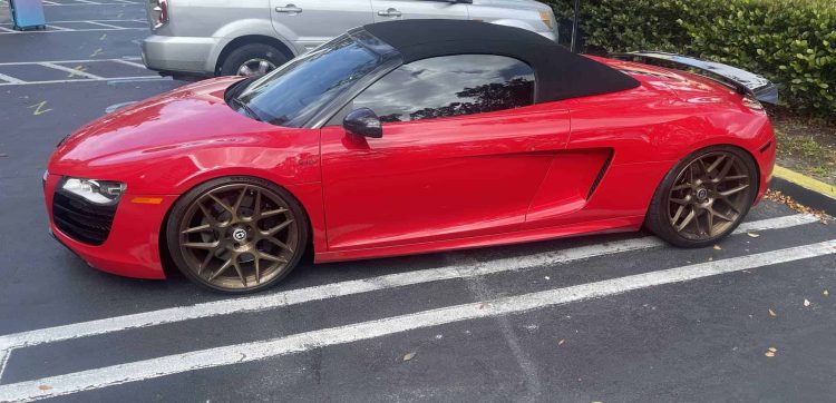 A shining luxury car after a full detail in Wappinger, NY
