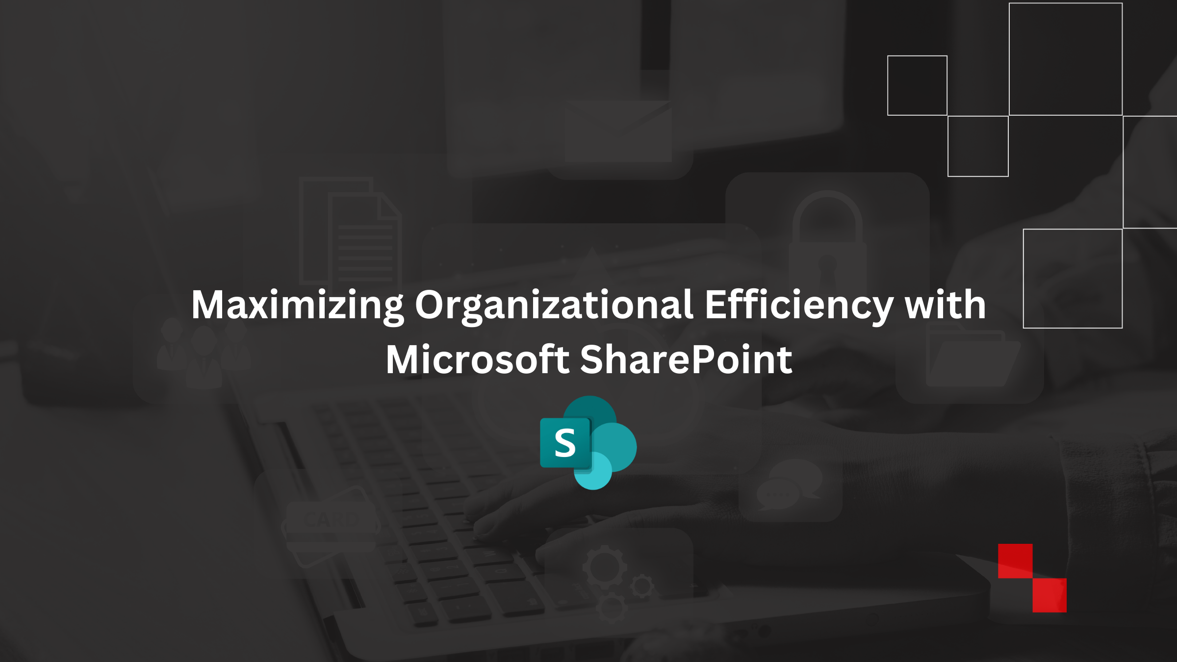 Business professional using Microsoft SharePoint on laptop to improve organizational workflow and collaboration. Focus on digital tools for efficiency.
