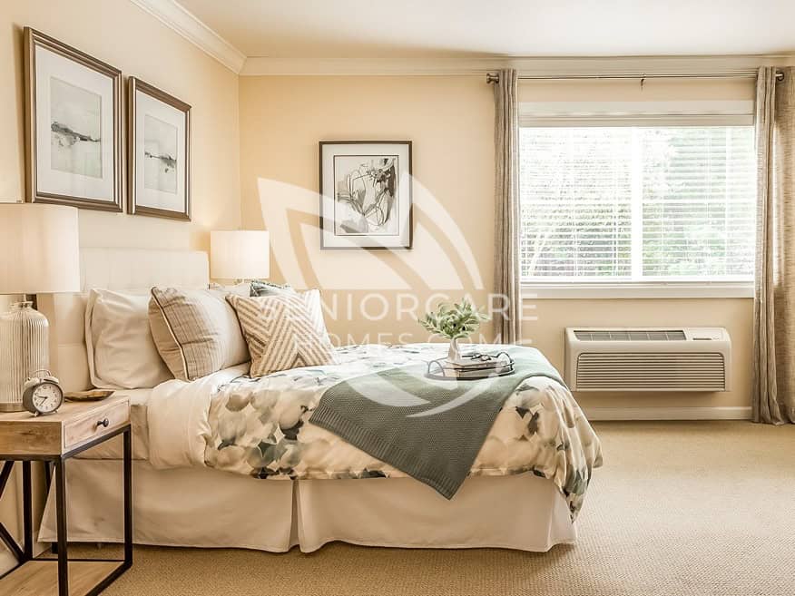 Beautiful bright bedroom at Atria Tamalpais Creek