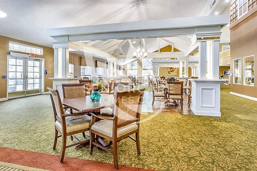 Beautiful, large dining area at Brookdale Diablo Lodge
