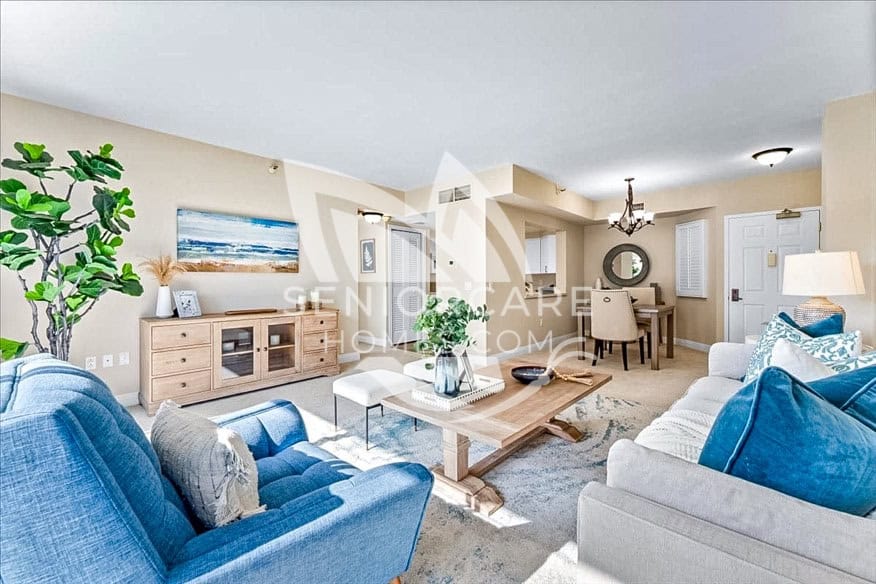 Elegant, bright living bedroom room at Morningside Fullerton