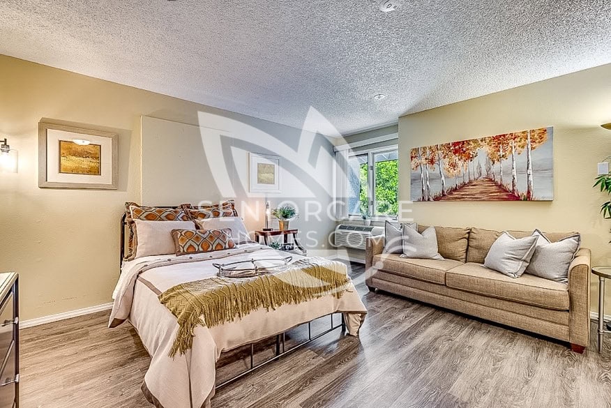 Beautiful, bright and modern private bedroom at Pacifica Encinitas