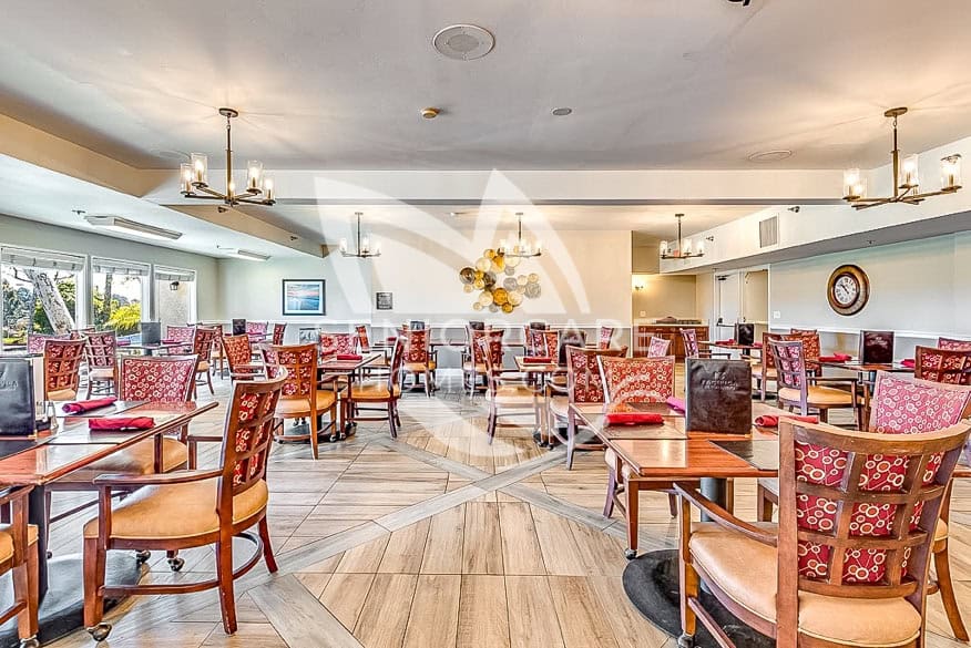Elegant, bright private dining room at Pacifica Encinitas