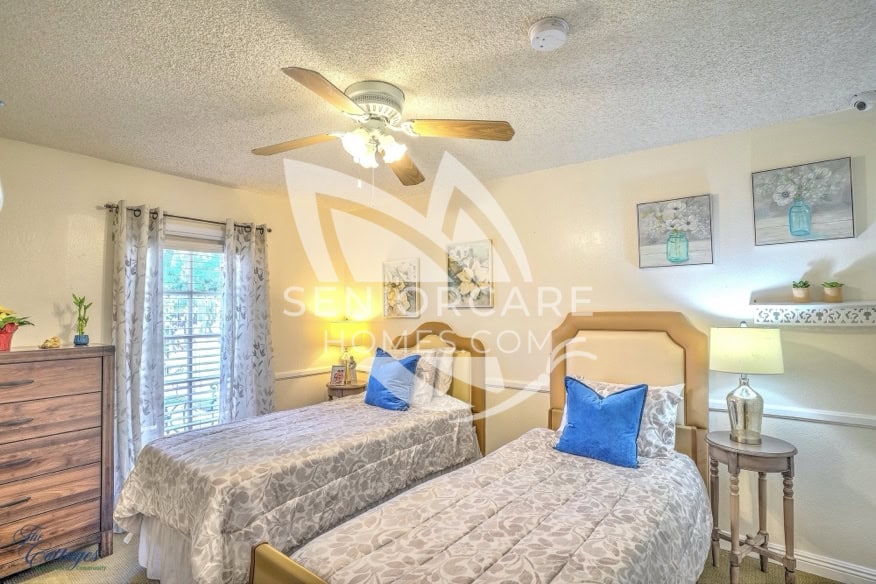 Shared Bedroom in Irvine Cottages, a small care home on Longstreet in Irvine