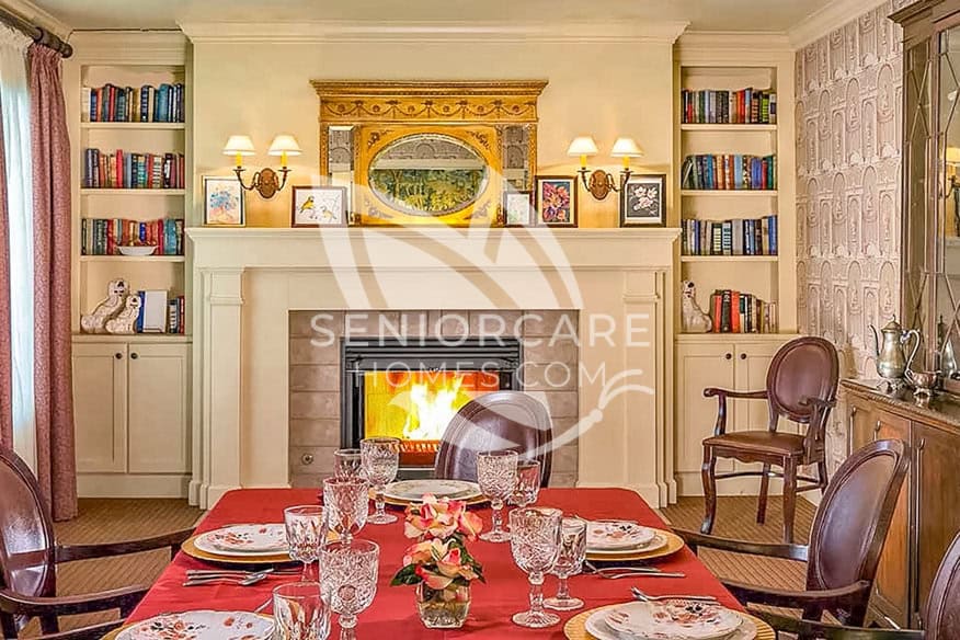 Private dining room is Atria Park Vintage Hills