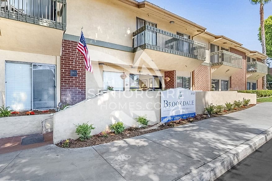 Exterior outside of Brookdale Central Whittier