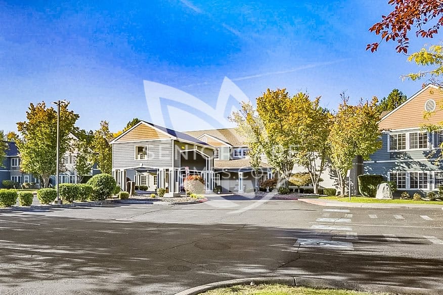 Exterior with blue skies of Brookdale Walla Walla