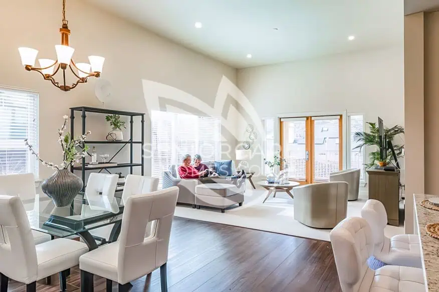 Living Room at The Forum at Rancho San Antonio, Cupertino