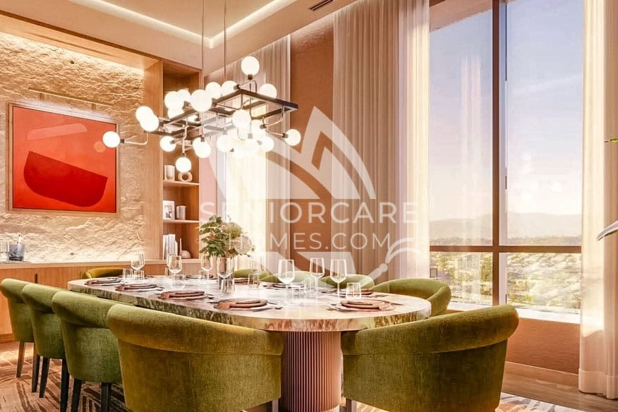 Beautiful dining room at Ellore Senior Living