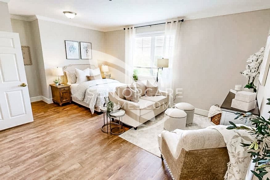 Bright, Modern Single Bedroom of Pegasus Landing at Tanglewood