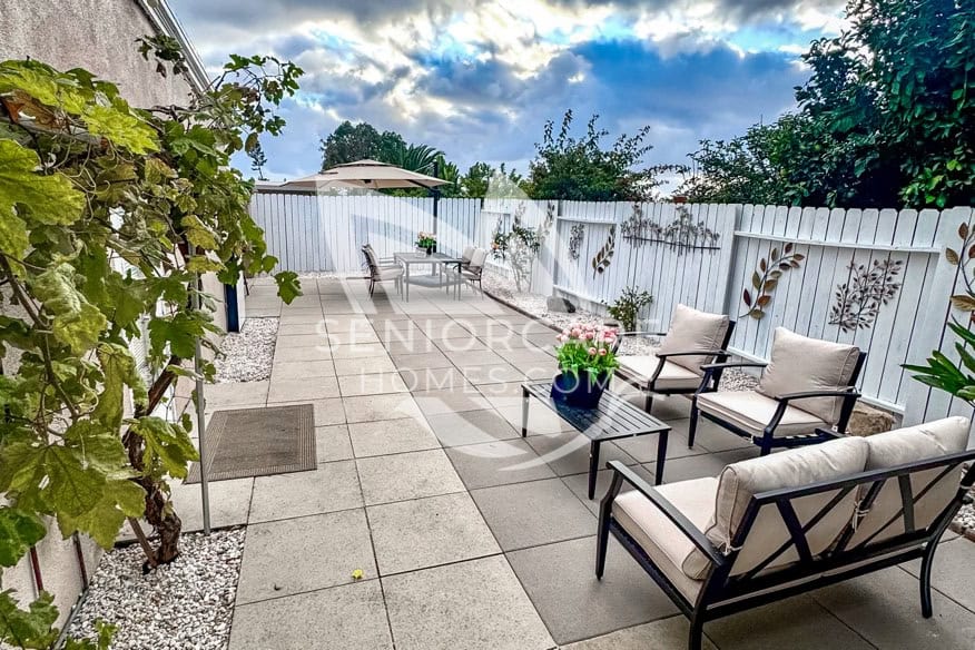 Outdoor area at Lake Forest Residential Care