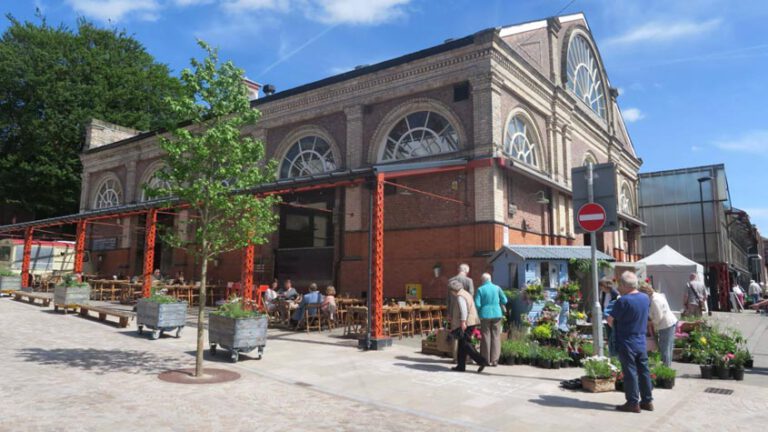 Commercial cleaning services at historic Altrincham building.