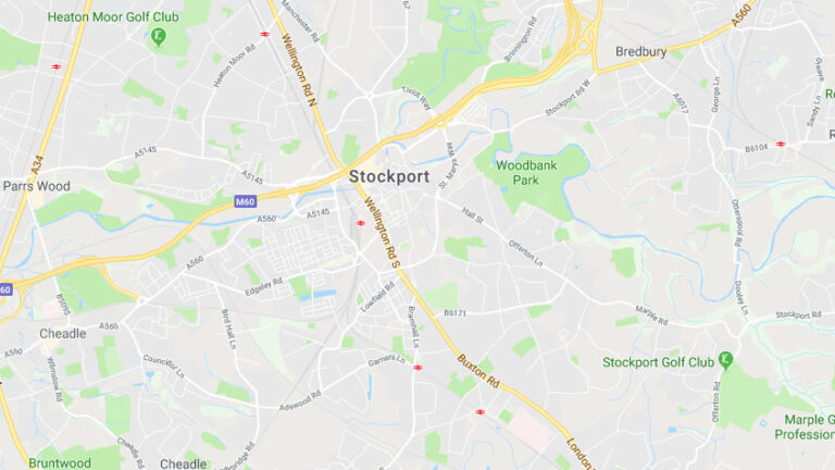 stockport map