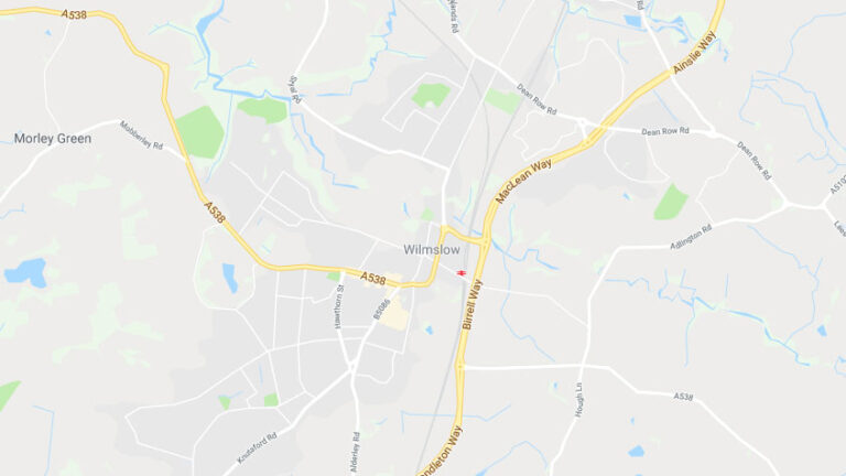 wilmslow map